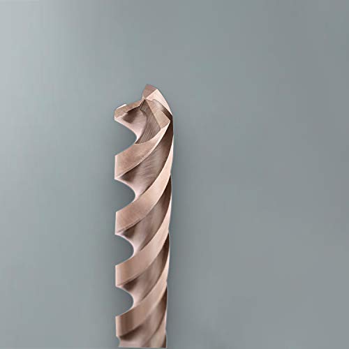 Lichamp 5Pcs 1/2" HSS Cobalt Drill Bits, 3 Flute Design, for Hard Metal - size: 1/2 in