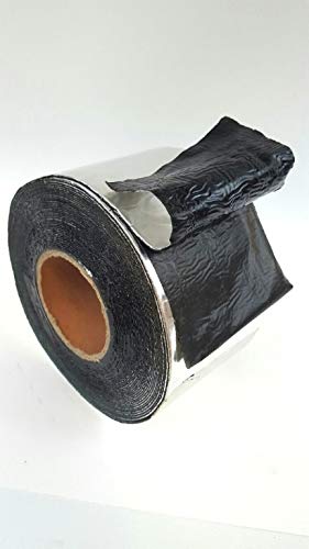 HD Aluminum Foil Tape with Butyl Rubber Backing 4" x 50' Roll - 50 Mil Thick