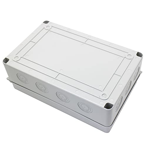 IP65 ABS Waterproof Circuit Breaker Distribution Box Din Rail, 15 Way - size: 15WAY-310mmx 200mmx110mm