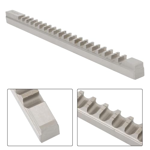 findmall 5/8" E-Type Keyway Broach Set - High Speed Steel with Shims - Manual Broaching Tool for Metal, Iron, Brass - Use with Arbor Press to Cut Internal Keyways