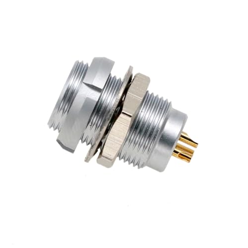 Panel Mount Socket 5 Pin Connector DBPE102A 054 Female Solder Push Pull BraDBPE Compatible for Fischer AWG22 Wire Cable - color: panel mount socket female, size: 5 Pin