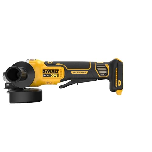 DEWALT 20V MAX* XR Brushless Cordless 4-1/2-5 in. Angle Grinder (Tool Only) (DCG410B) - style: 20V MAX XR 4.5-5IN Grinder