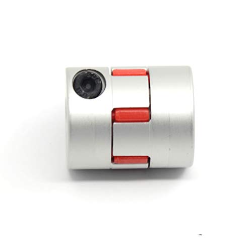 2PCS 10mm to 10mm Aluminium Plum Flexible Shaft Coupling D25 L30 10x10mm Connector Flexible Coupler for 3D Printer CNC Machine and Servo Stepped Motor(10x10mm) - style: 10-10mm