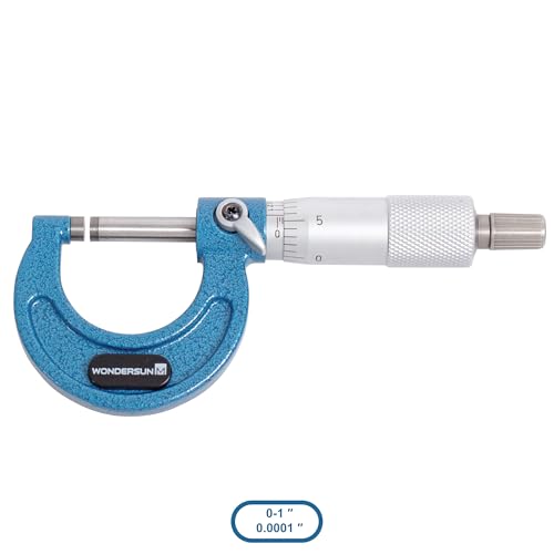 Outside Micrometer 0-1" Measuring Range,0.0001" Graduation for Machinists,Professional Precision Tool for Accurate Measurements - size: Outside Micrometer (0-1" Range)