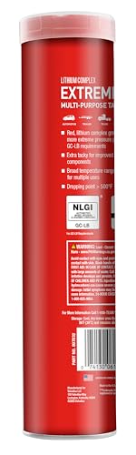 Valvoline Extreme Red Multi-Purpose Grease 14.1 OZ Cartridge