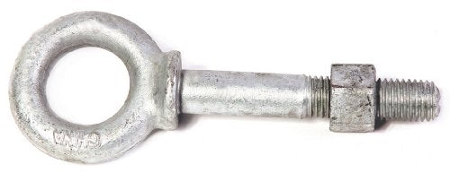 Koch 106120 Forged Shoulder Eye Bolt with Nut, 1/2 by 6, Galvanized