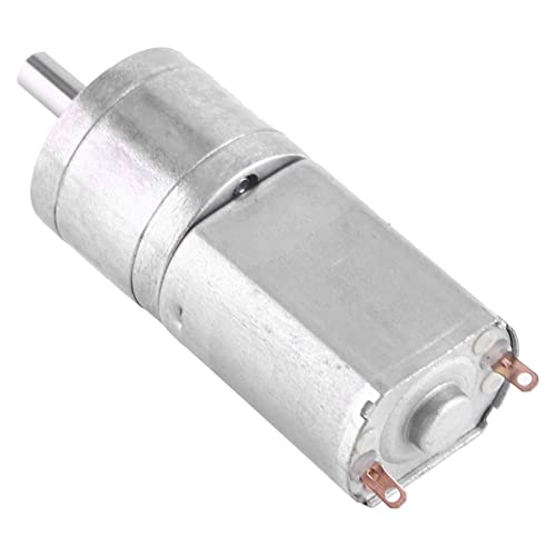 Generic DC 12V High Torque Gear Motor Gear Reduction Motor Reduction 15-200RPM Optional Full Metal Gears 20mm Diameter for DIY Robotics Industrial Applications (12V 15RPM) - size: 12V 15RPM