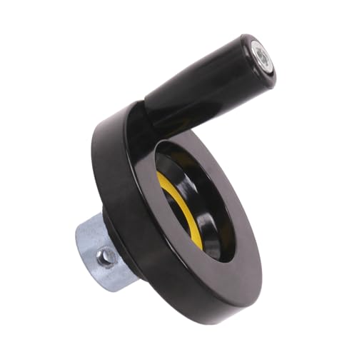 Solid Dished Hand Wheel | 63mm Wheel OD | 10mm Mounting Hole - size: Setscrew Style - 63MM OD x 10MM Hole