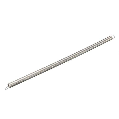 uxcell Extended Tension Spring Wire Diameter 0.031", OD 0.39", Free Length 11.81" Stainless Steel Small Dual Hook Tension Spring for Machinery Construction Industrial (Pack of 2) - size: 0.031"x0.39"x11.81" (Pack of 2)