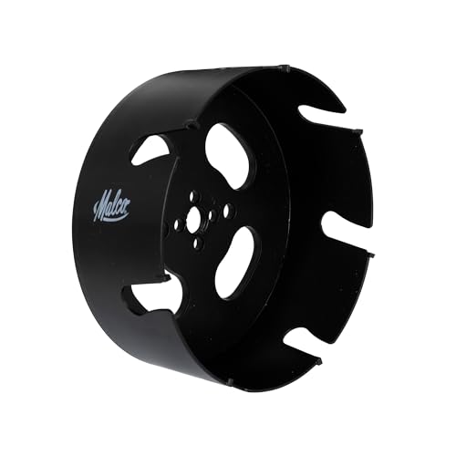 Malco HSC6250 6-1/4" (159 mm) Malco Carbide-Tipped Hole Saw for Stucco, Cement Board, Siding & Nail-Embedded Wood – Heavy-Duty Thick Wall Steel Body