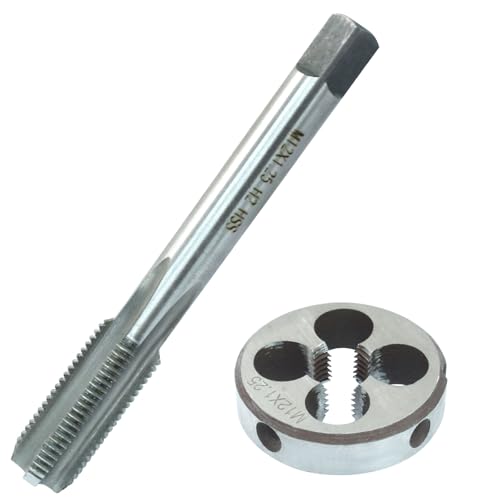 M12x1.25 Tap And Die Set, HSS Metric Threading Tool - size: M12 x 1.25