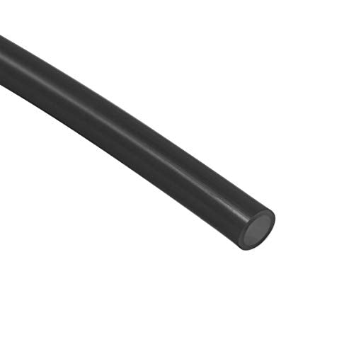 uxcell Pneumatic Air Tubing, 6mm OD x 4mm ID 3 Meter (118 Inch) PU Polyurethane Air Compressor Tubing Hose Pipe Black - color: Black, size: 3 meter