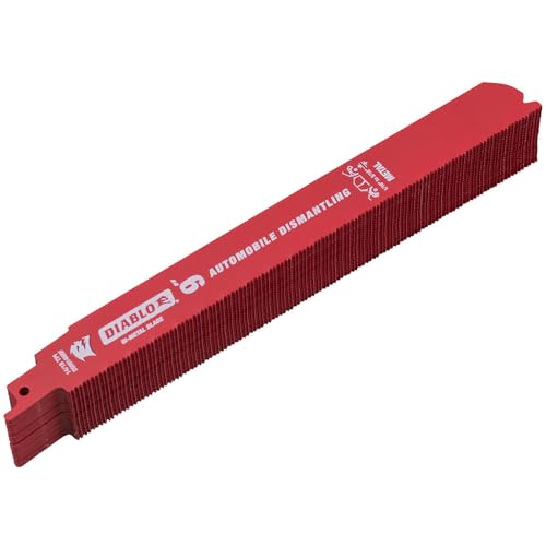 Diablo Bi-Metal Reciprocating Blades - 9" Length, 14/18 TPI, 25-Pack
