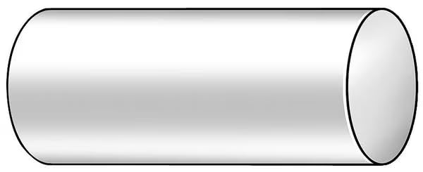 Rod, Steel, 1018, 3/8 in Dia x 3 Ft L