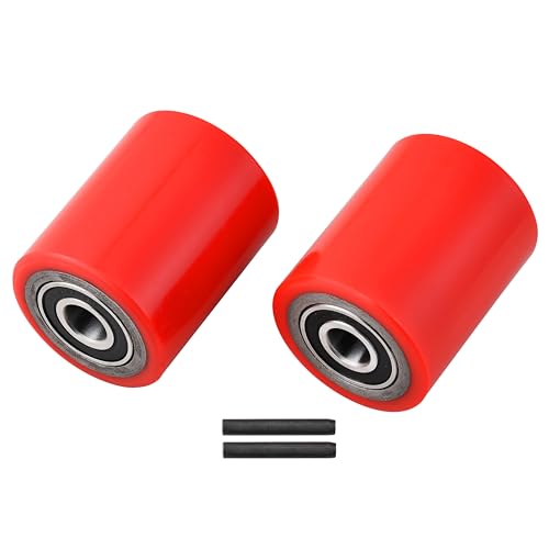 Pallet Jack Front Wheels 3x3.75" with Bearings, No axles,2 Pcs
