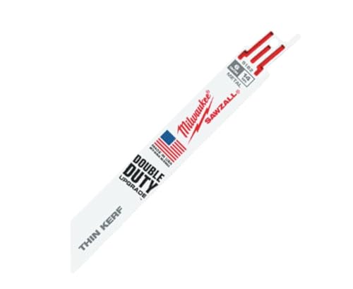 Milwaukee 48-00-8184 6 in. 18 Teeth per in. Medium Metal Cutting SAWZALL Reciprocating Saw Blades - Pack of 25