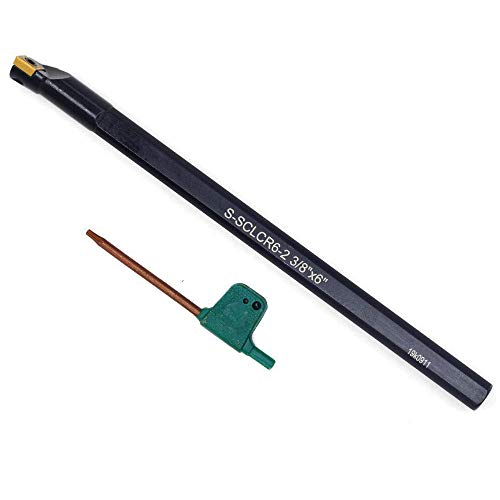 OSCARBIDE 3/8" x 6" Indexable Boring Bar SCLCR,Right-Hand - color: 3/8*6