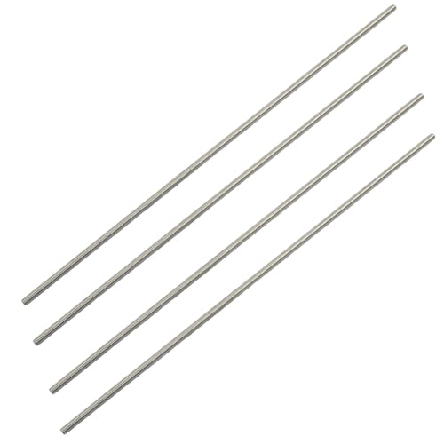 BokWin M4 x 250mm Fully Threaded Rod, 4 Pack - size: M4 x 250mm