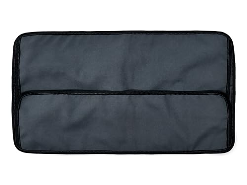 Under NY Sky Tool Roll, 24 Pocket Portable Oxford Canvas Wrench Bag, Gray - size: 24 Slots Gray
