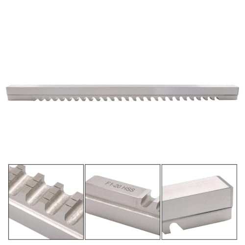 findmall 20mm Keyway Broach, F Push Type, High Speed Steel