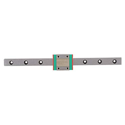 LML12B Linear Rail 12mm Mini Bearing Steel Rail Slide Rail+ Slide Block Variety Length (200mm)