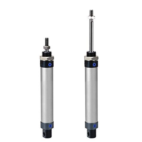 uxcell Pneumatic Air Cylinder MAL16 X 50,16mm Bore 50mm Stoke M6,Single Rod Double Action - size: 16 x 50mm