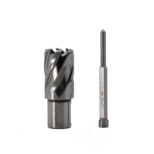 OSCARBIDE 15/16" x 1" HSS Annular Cutter 3/4" Weldon Shank Mag Drill Bit