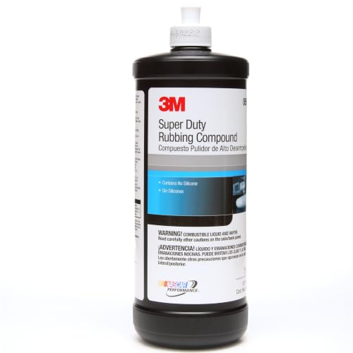 3M Super Duty Rubbing Compound, 05954, 1 Quart