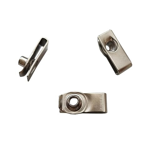 1/4"-20 Long Stainless Steel U -Style Clip-On Nut,U-Type Fasteners (Pack of 25) - size: 1/4"-20SS Long