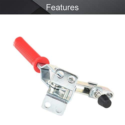 Utoolmart Hand Tool Vertical Toggle Clamp GH-11412 Quick Release Clamp 200kg Holding Capacity 2 Pcs - size: GH-11412 2pcs