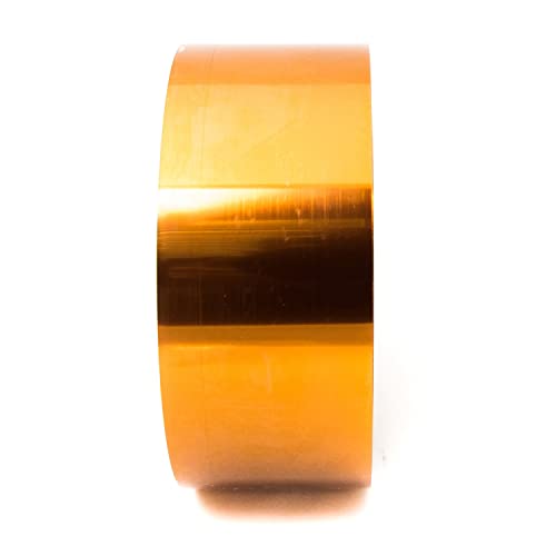 Bertech Double Sided Polyimide Tape, 2-inch x 36 Yards, Amber (PPTDE-2) - size: 2 Inches