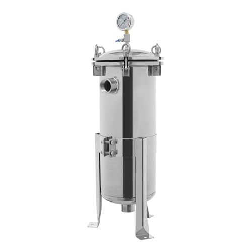 Stainless Steel Bag Filter Housing Solid-Liquid Separation Tool - size: 1.5" NPT