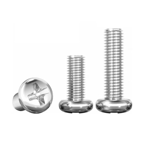 2#-56 x 3/4" Machine Screws, Phillips Pan Head, 100 Pack - size: 2#-56 * 3/4" 100pcs