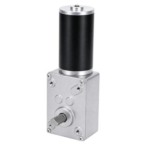 DC 12V Gear Motor High Torsion Speed Reduce Electric Motor Reversible Gear Motor 8mm Shaft (12V 20RPM) - size: 12V 20RPM