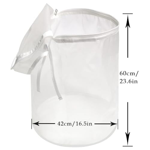 Sunlord Strainer Filter strainer Bag 1 pack 20 Gallon 220 Micron all mesh Filter zipper Bag - size: 20 Gallon