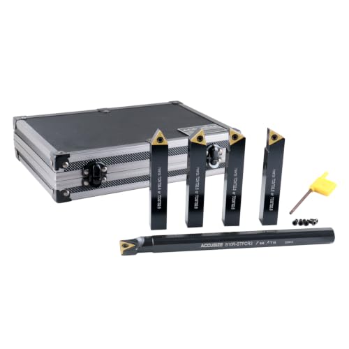 Accusize Industrial Tools Mini Indexable Turning Tool Boring, 5/8 in - size: 5/8 in.
