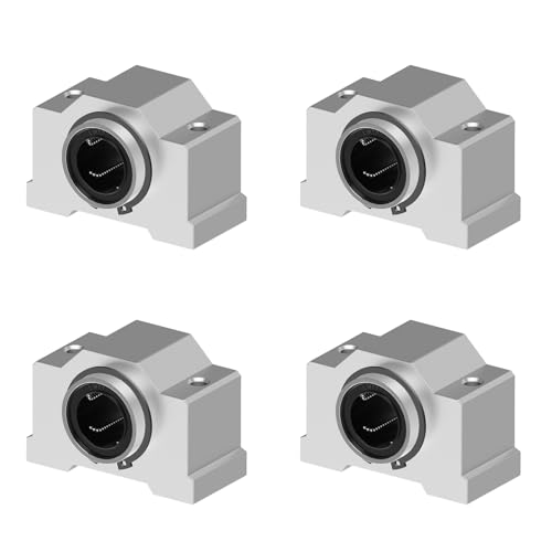 4 Pcs SCV12UU Linear Ball Bearings, 12mm ID, 42mm Length - size: SCV12UU