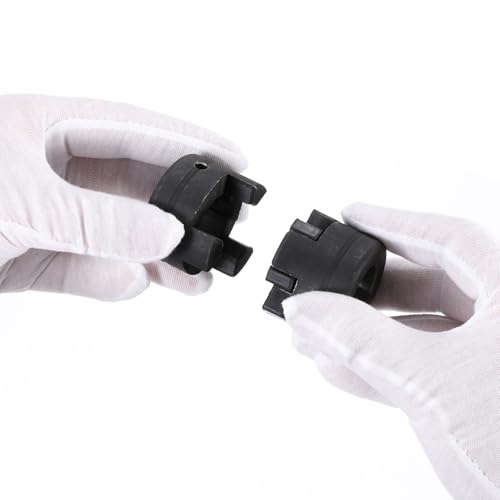 uxcell 3/4" to 7/8" L075 Flexible 3-Piece L-Jaw Coupling Coupler Set - size: 3/4" to 7/8"