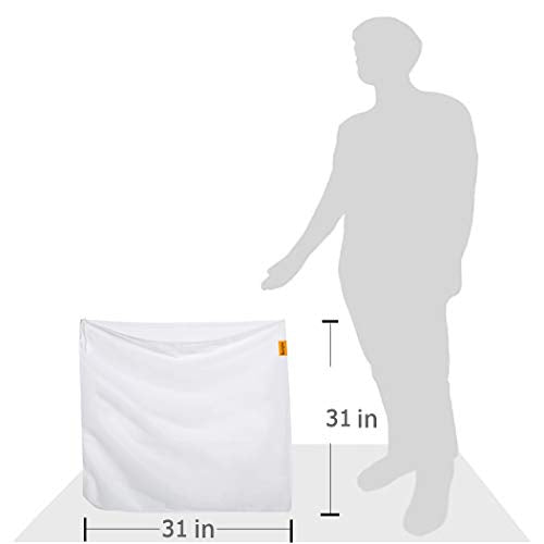 2 Pack Extra Large Brew Bag (31" x 31") - Reusable Fine Mesh Straining Bag for Beer Brewing, Wine & Cider Press - Heavy Duty Nylon Filter Bag with Drawstring, Fits Kettles up to 20" Diameter - size: 31" x 31"