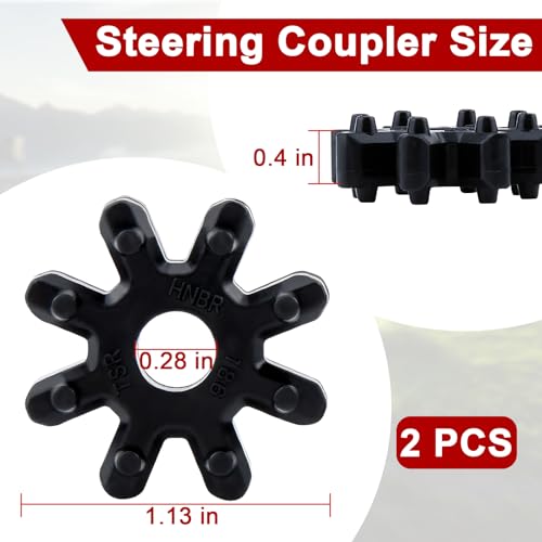 ecocstm 2 PCS Flexible Steering Coupler Replacement 56315-2K000FFF