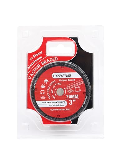 Casaverde 3"/76mm Diamond Cutting Disc with 3/8" Arbor - size: ☉76mm(3")01-1pc