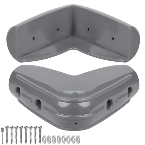 Corner Dock Bumpers Fenders,Dock Corner Bumper Marine Fender Guard - color: Gray, size: 2 Pack
