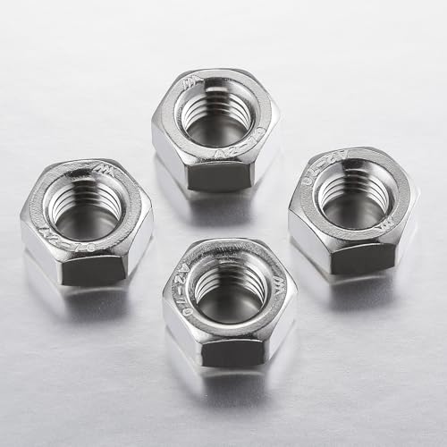 Wensilon 3/8-16 304 Stainless Steel Hex-Nuts (200pcs) - size: 3/8-16