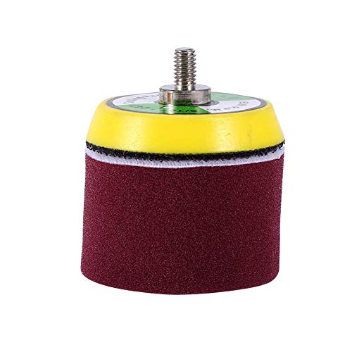16Pcs Car Foam Drill Polishing Pad, 2inch Detail Polishing Buffing Pad Mix Size Car Detailing Kit Air Sander Car Polisher Thread-M6X1 for Buffer Polisher Polishing, Buffing