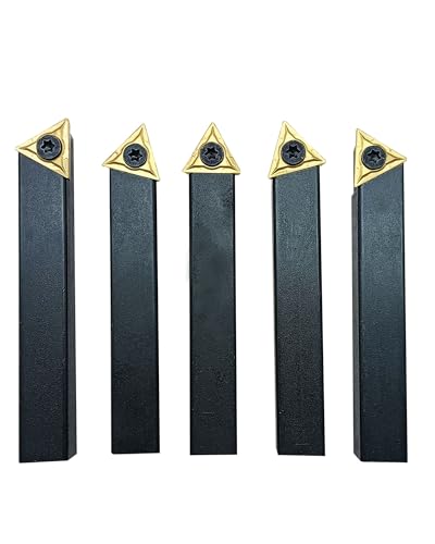 5pcs 1/2in Shank Turning Tool Holder Set with TCMT16T304 Carbide Inserts