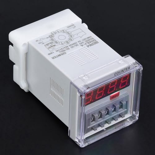 DH48J ‑ A Timer Relay, Digital Counter Delay Time Relay with LED Display 1 ‑ 999900 11 ‑ Pin, 24V AC/DC