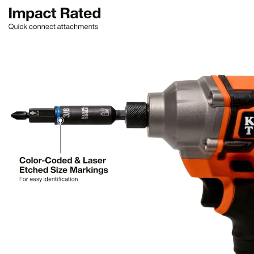 Klein Tools 32500HDRT KNECT 11-in-1 Impact Rated Multi-Bit Screwdriver - style: Standard Handle