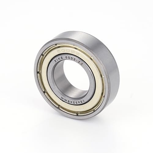 XIKE 6002ZZ Shielded Deep Groove Ball Bearings, 15x32x9 mm, 2-Pack - size: 6002ZZ - 15x32x9 mm