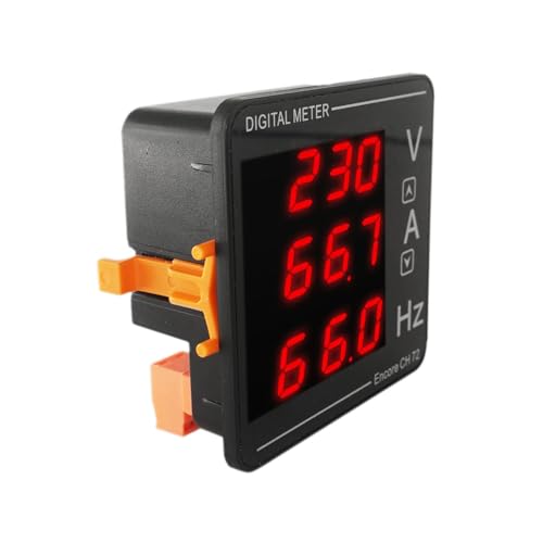 AC 50-500V 120A Digital Volt Amp Meter, Voltage Current Frequency