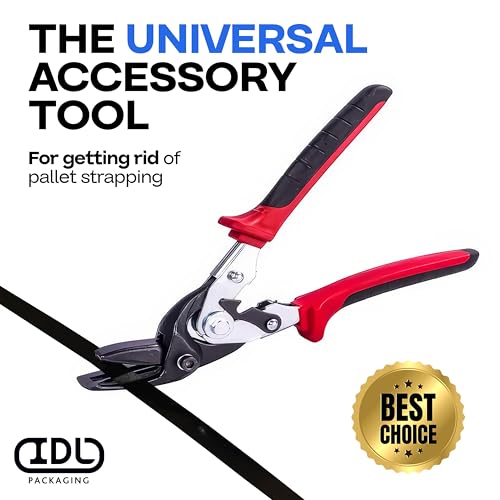 IDL Packaging H-268 Strapping Cutter for Steel,PET,PP Banding up to 1-1/4" - size: up to 1 1/4" Heavy Duty